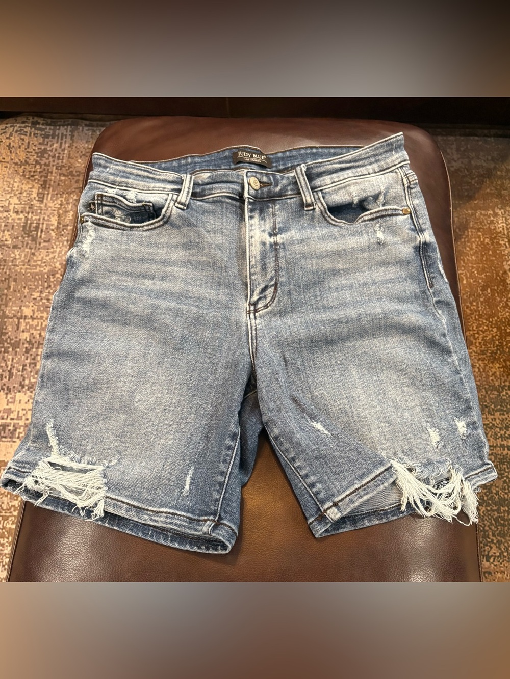 Judy Blue Distressed Denim Shorts